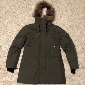 Hunter green winter jacket